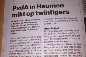 PvdA Heumen in de media